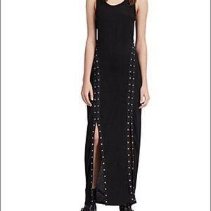 All Saints Lace-up Maxi Dress